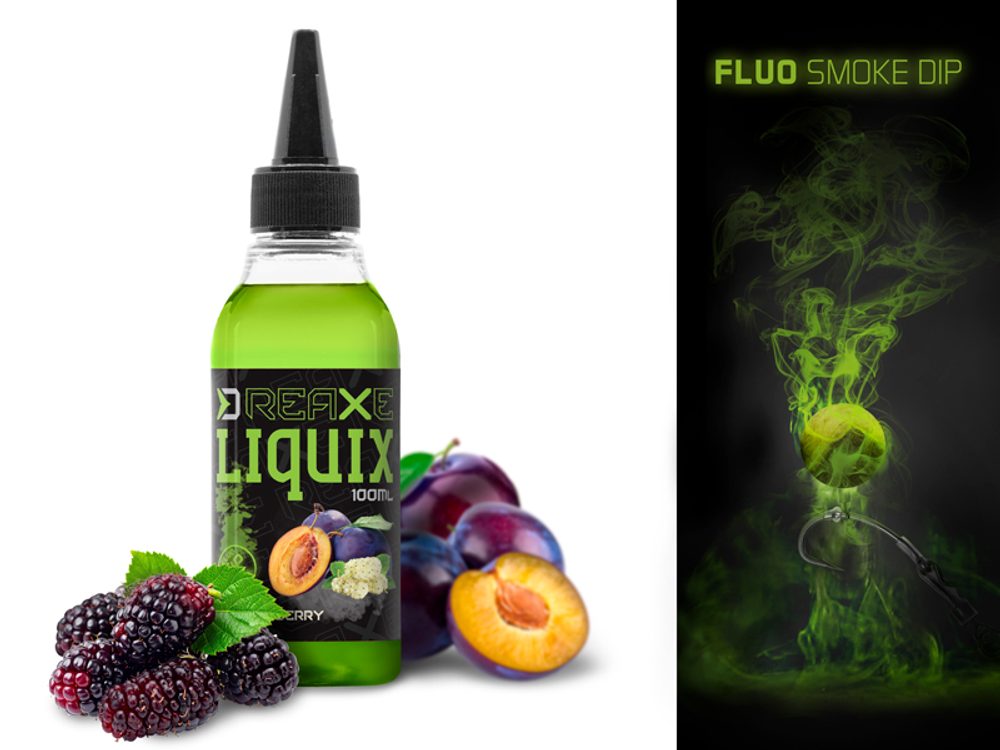 E-shop Delphin Fluo dip D Snax LiquiX 100ml - Švestka - Moruše,Delphin Fluo dip D Snax LiquiX 100ml - Švestka - Moruše