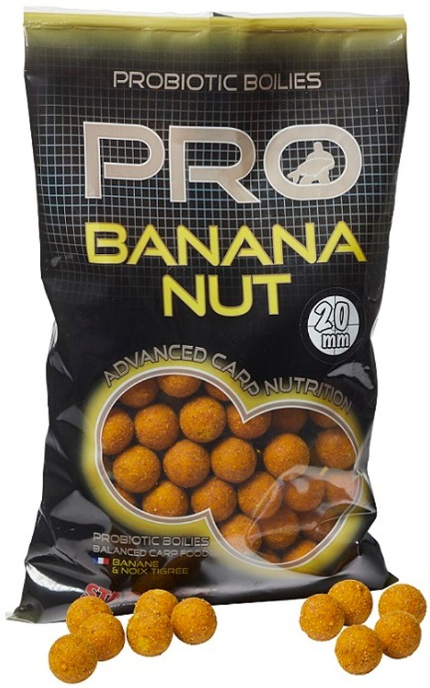 Fotografie Starbaits Boilies Pro Banana Nut 2kg - 20mm