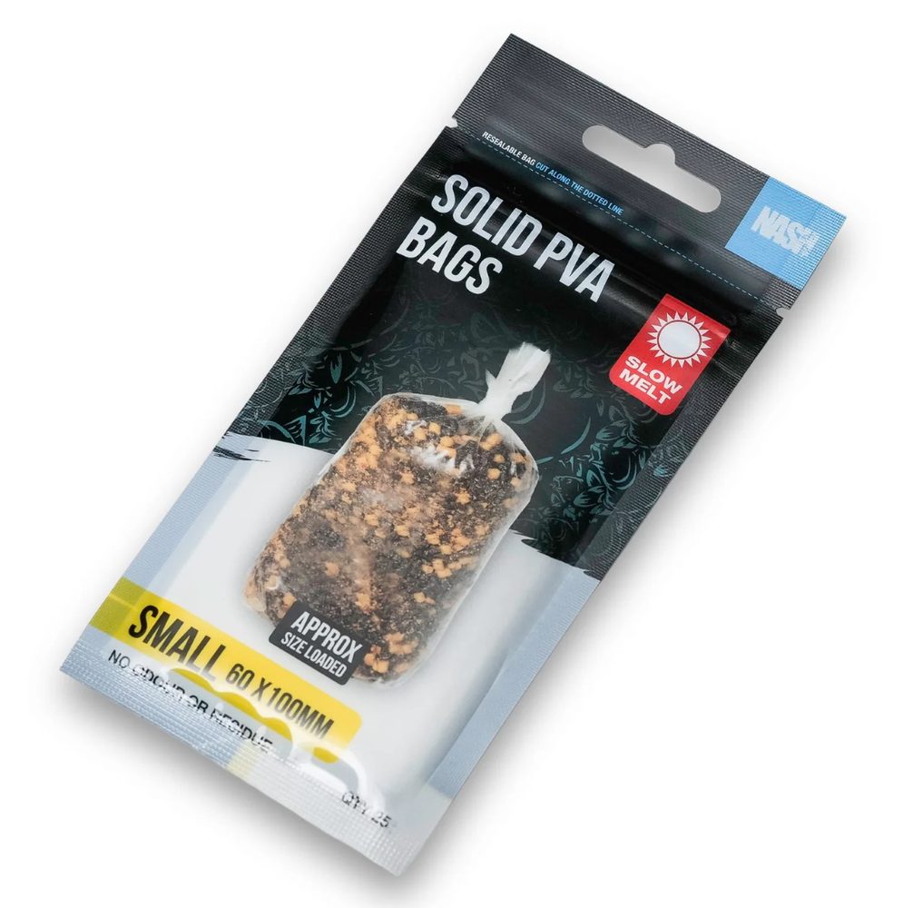 Nash PVA Sáčky Solid PVA Bags - Small Slow Melt 25ks,Nash PVA Sáčky Solid PVA Bags - Small Slow Melt 25ks