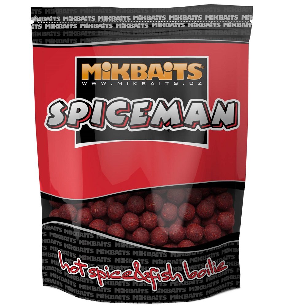 E-shop Mikbaits Boilie Spiceman Pikantní švestka - 20mm 1kg