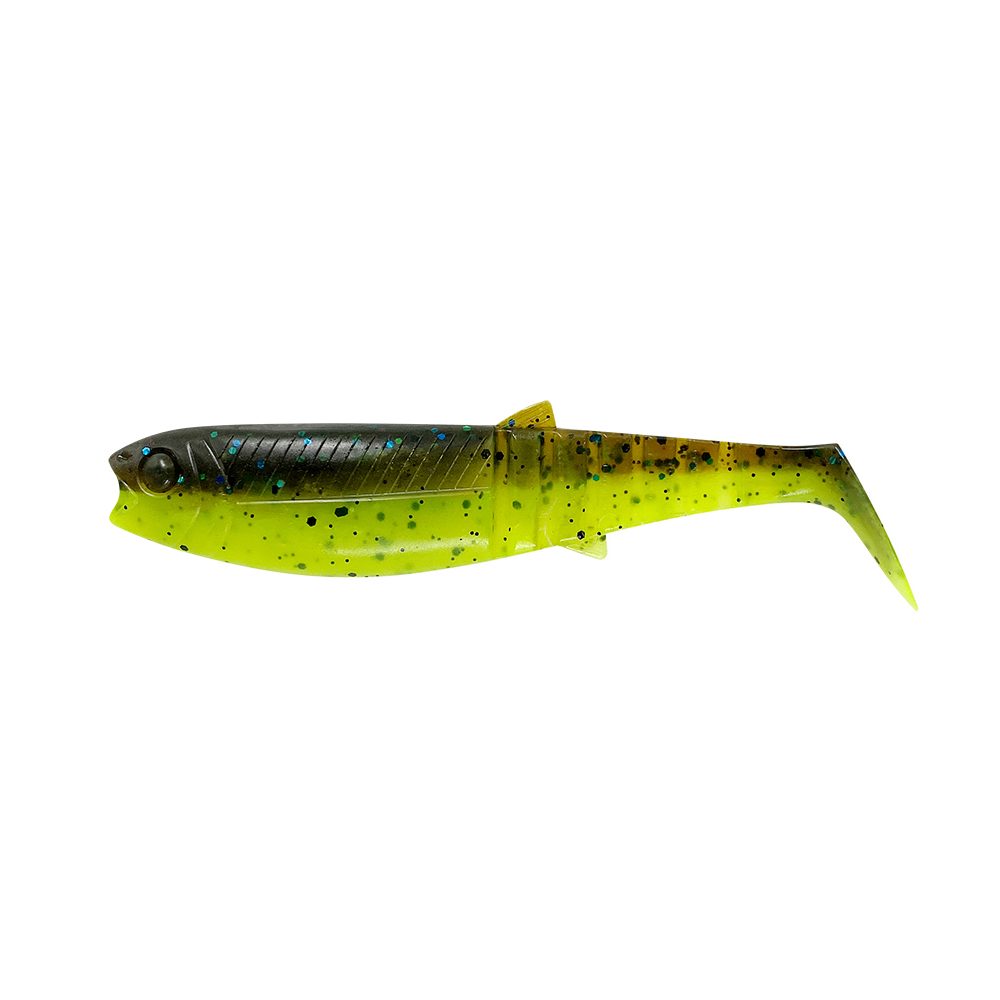 Savage Gear Gumová nástraha Cannibal Shad Chartreuse Pumpkin 2ks - 2ks 33g 15cm