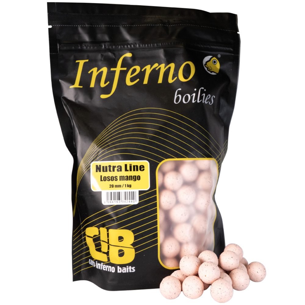 E-shop Carp Inferno Boilies Nutra Line Losos/Mango - 20mm 1kg,Carp Inferno Boilies Nutra Line Losos/Mango - 20mm 1kg