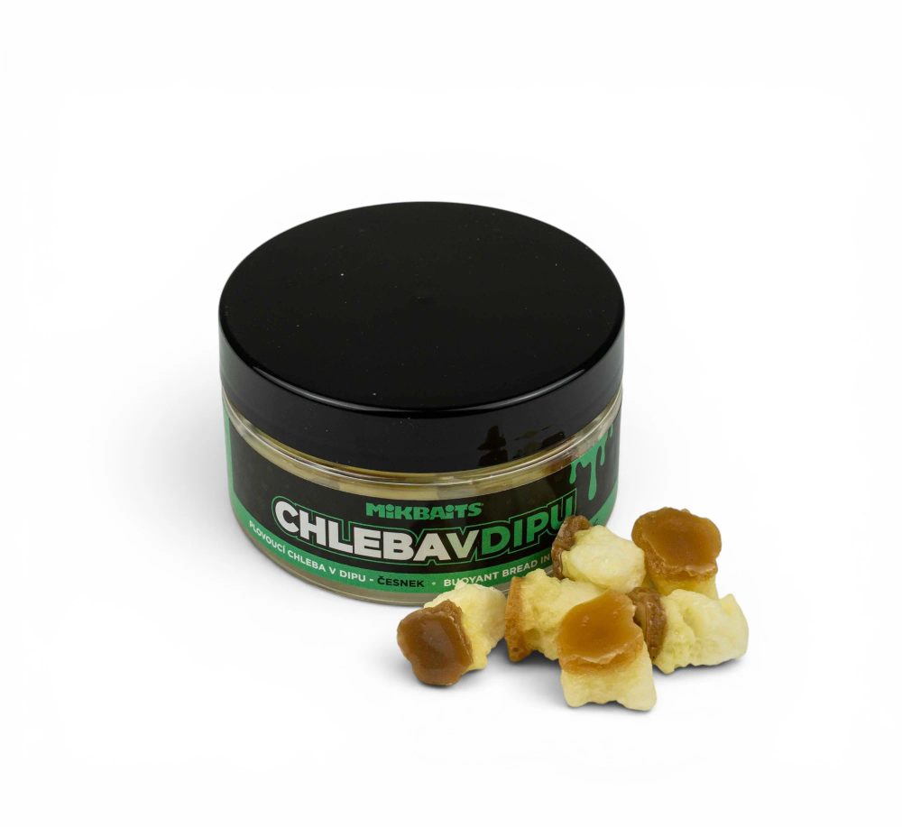 Mikbaits Chleba plovoucí v dipu 6ks - Česnek
