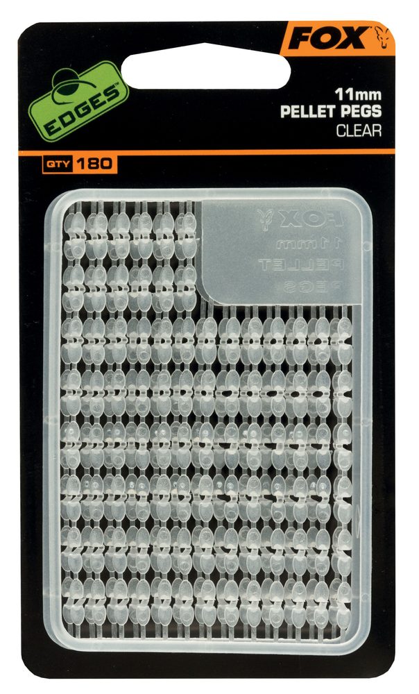 Fox Zarážky na pelety Edges Pellet Pegs Clear - 11 mm,Fox Zarážky na pelety Edges Pellet Pegs Clear - 11 mm