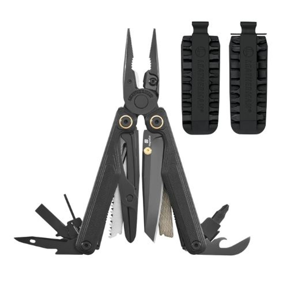 E-shop Leatherman Multitool Wave Alpha Bundle - Obsidian + Bitkit black,Leatherman Multitool Wave Alpha Bundle - Obsidian + Bitkit black