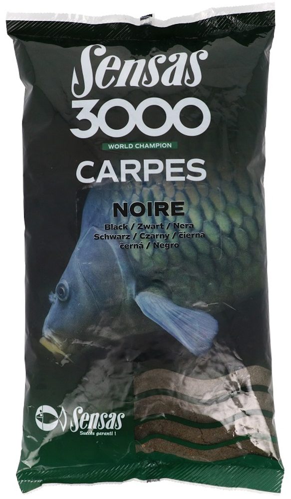E-shop Sensas Krmítková směs 3000 Classic 1kg - Kapr černý,Sensas Krmítková směs 3000 Classic 1kg - Kapr černý