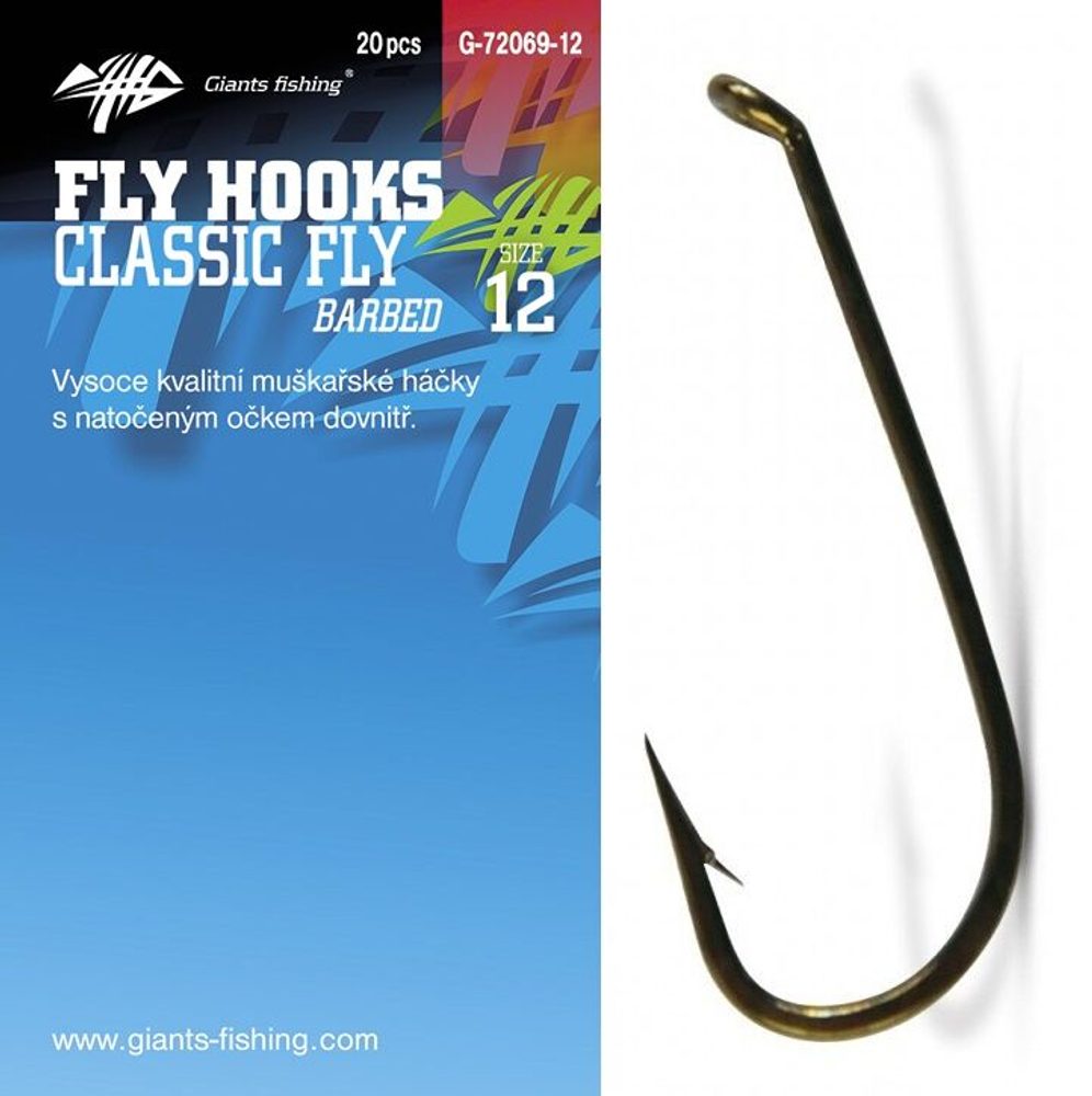Giants fishing Háček muškařský Classic Fly 20ks - vel.06