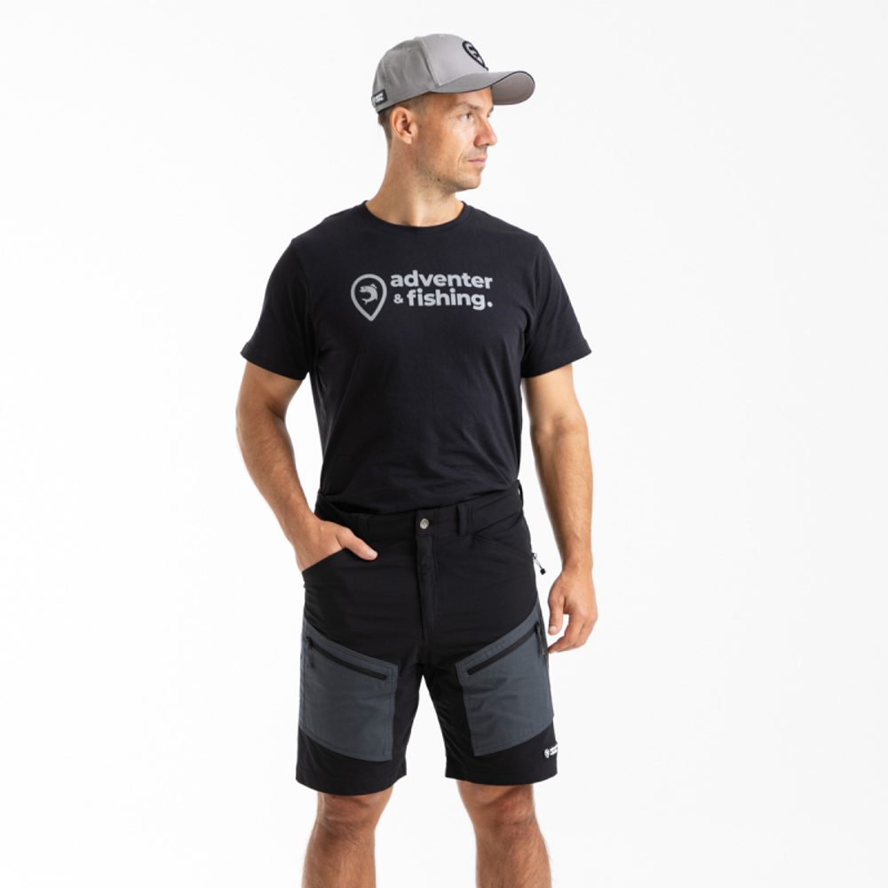 E-shop Adventer & fishing Kraťasy Dark Shadow and Black,Adventer & fishing Kraťasy Dark Shadow and Black