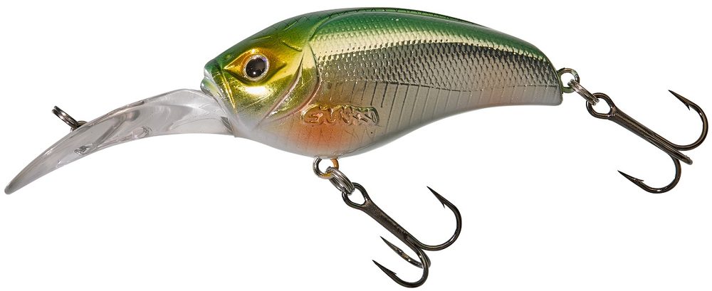 E-shop Gunki Wobler Gigan F Wild Green - 5,5cm plovoucí,Gunki Wobler Gigan F Wild Green - 5,5cm plovoucí