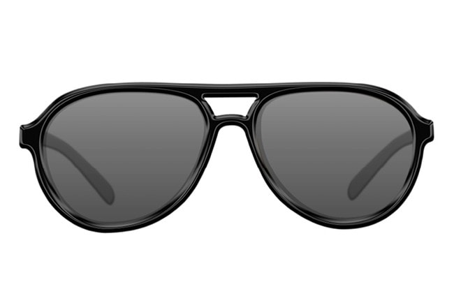Fotografie Korda Sluneční brýle Aviators Sunglasses Black/Grey Korda