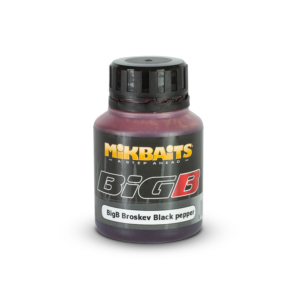 Mikbaits Big ultra dip 125ml - BigB Broskev Black pepper