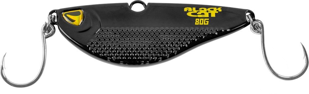 Black Cat Nástraha Heavy Vibe V Lure Black - 12cm 140g
