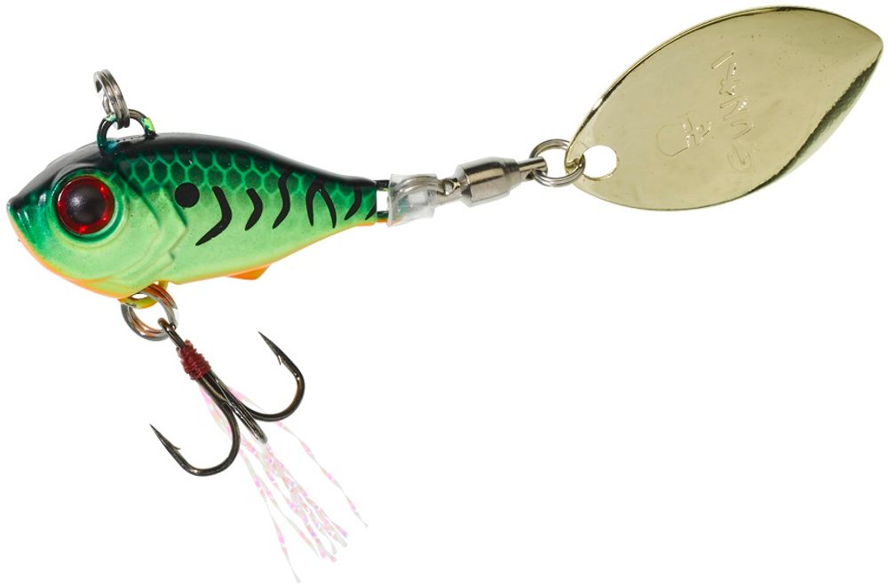 E-shop Gunki Tail Spinner Shocker Vib 11,8g - Mat Fire Tiger,Gunki Tail Spinner Shocker Vib 11,8g - Mat Fire Tiger