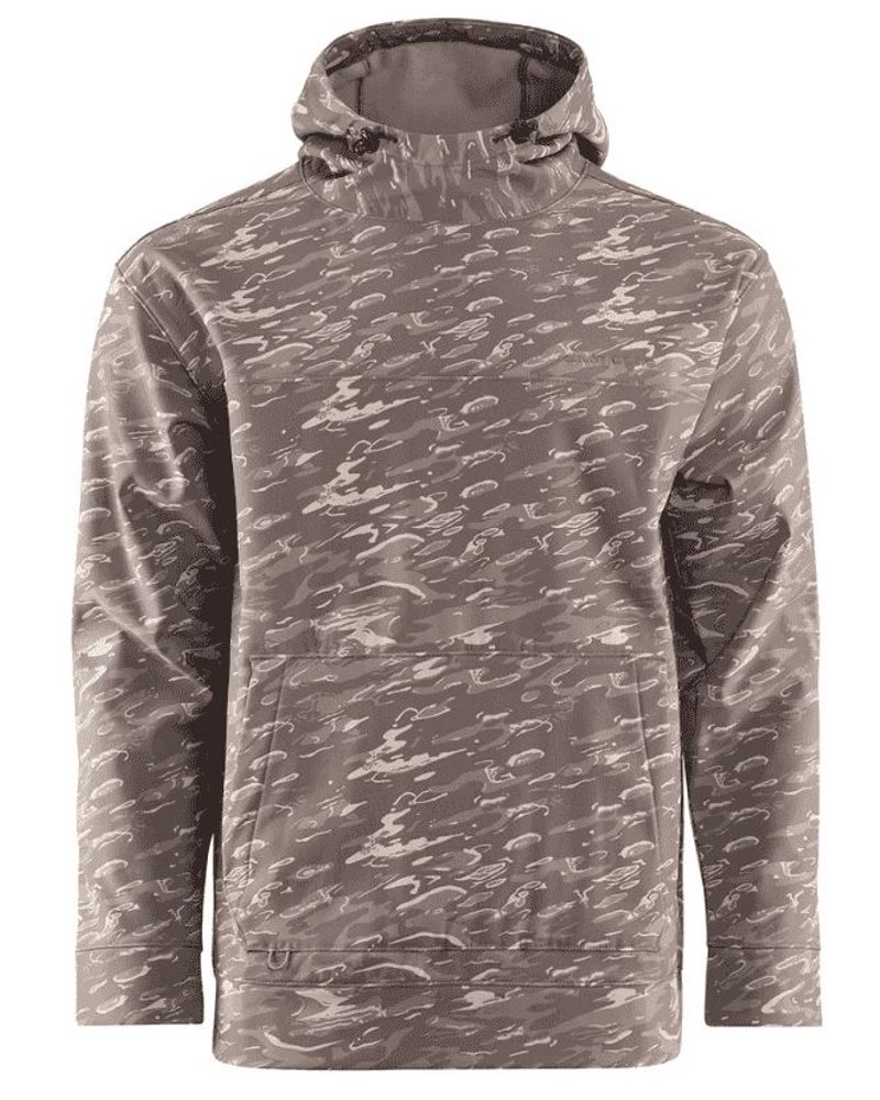 Grundéns Rybářská Mikina Kryall Hoodie Stone Liquid Camo - S