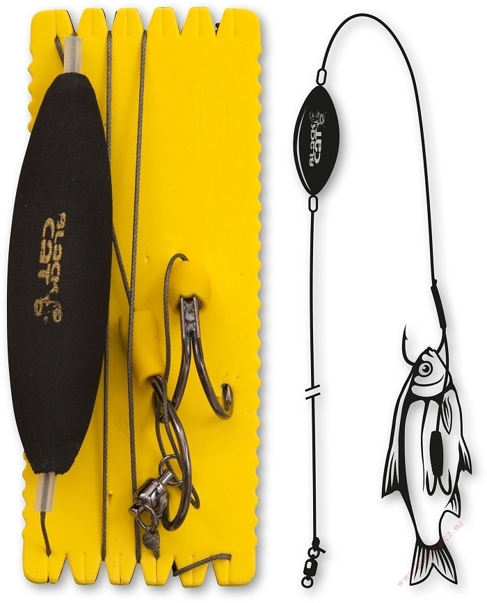 Black Cat Návazec na sumce U-Float Ghost Rig 100kg 180cm