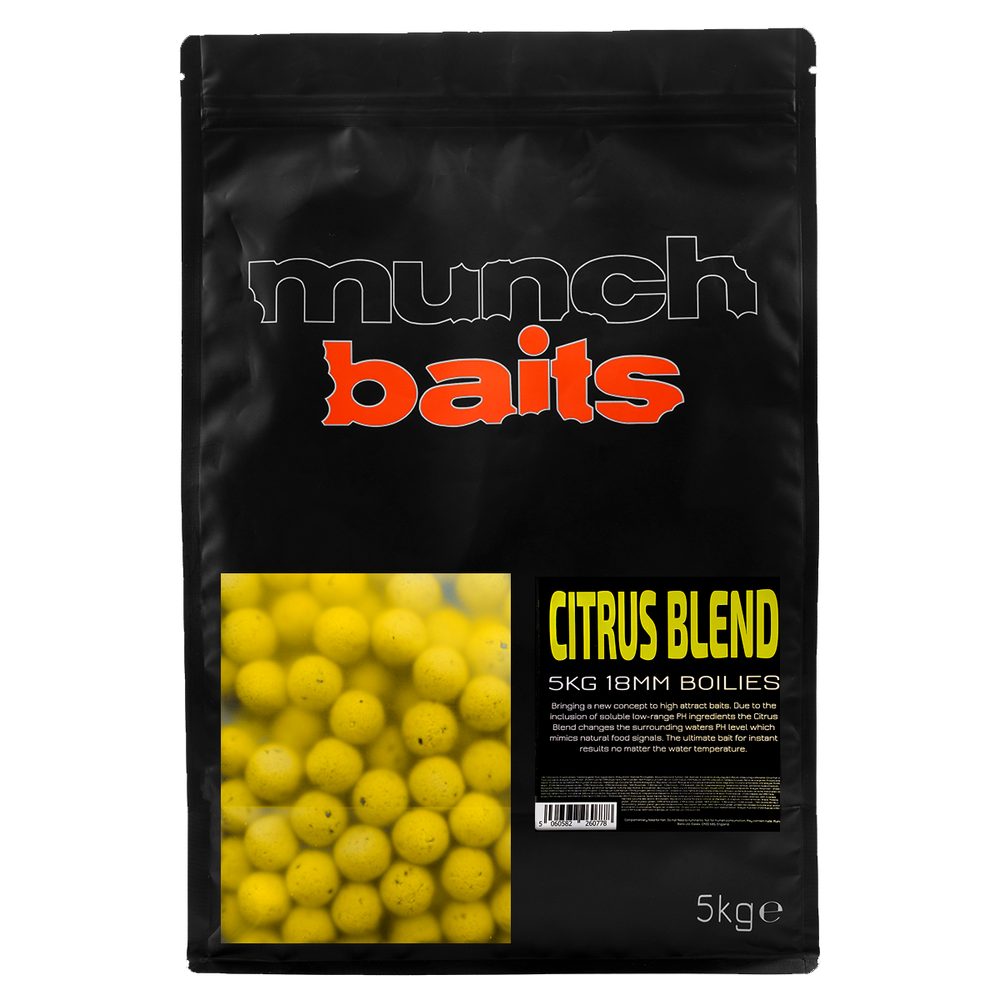 Munch Baits Boilie Visual Range Citrus Blend - 18mm 5kg