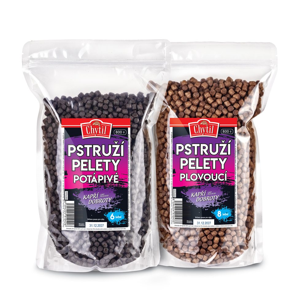 E-shop Chytil Pstruží pelety 800g,Chytil Pstruží pelety 800g