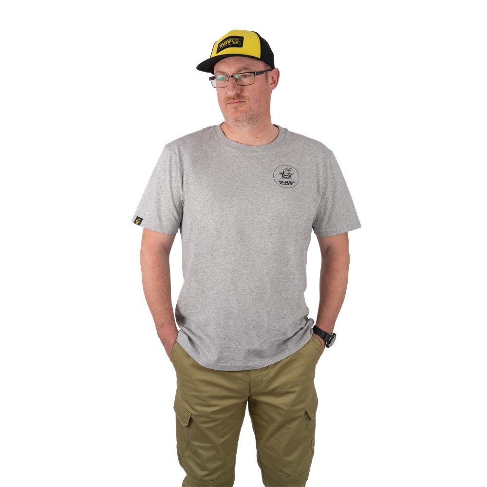 Black Cat Triko Grey Marl T-Shirt - XL,Black Cat Triko Grey Marl T-Shirt - XL