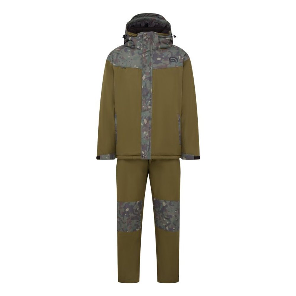 E-shop Trakker Nepromokavý zimní rybářský komplet 2 dílný CR Camo 2-Piece Suit - L,Trakker Nepromokavý zimní rybářský komplet 2 dílný CR Camo 2-Piece Suit -