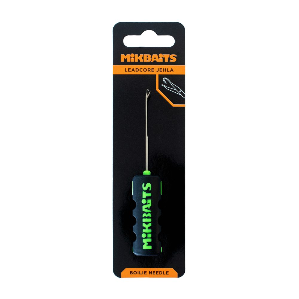 E-shop Mikbaits Boilie jehla Leadcore zelená jemná na šňúrku s ol. jádrem,Mikbaits Boilie jehla Leadcore zelená jemná na šňúrku s ol. jádrem