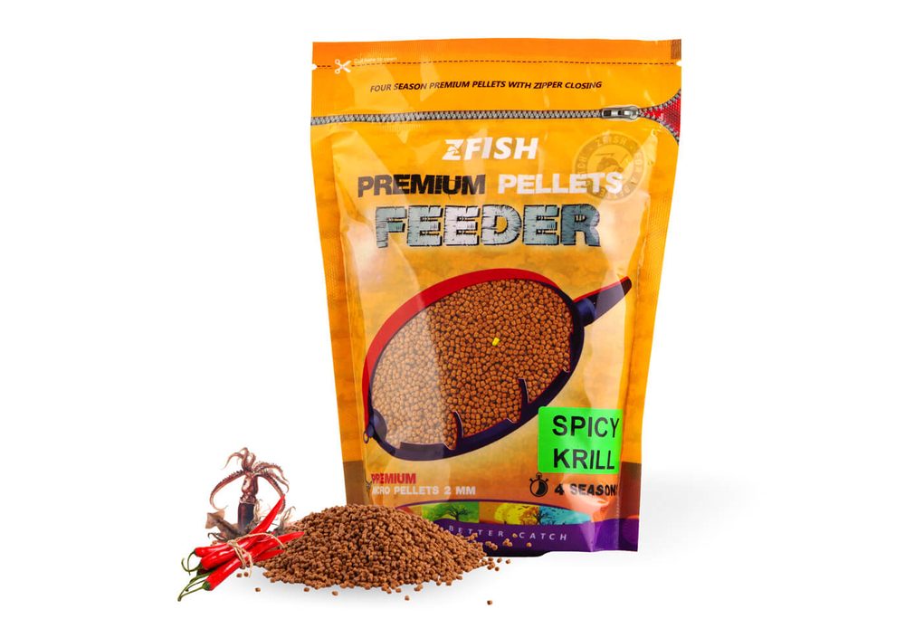 E-shop Zfish Mikro Pelety 2mm 700g - Spicy Krill,Zfish Mikro Pelety 2mm 700g - Spicy Krill
