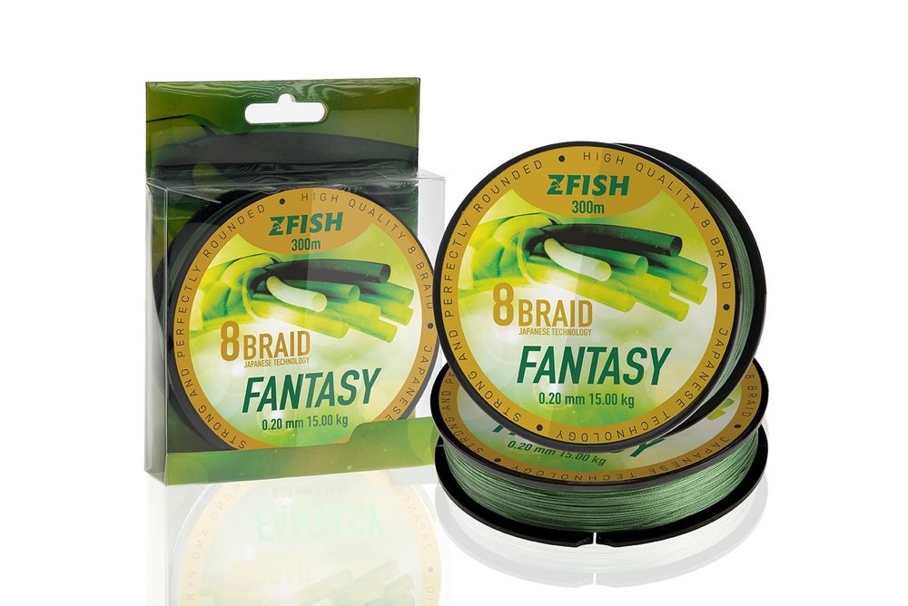 E-shop Zfish Šňůra Fantasy 8-Braid 300m - 0,20mm,Zfish Šňůra Fantasy 8-Braid 300m - 0,20mm