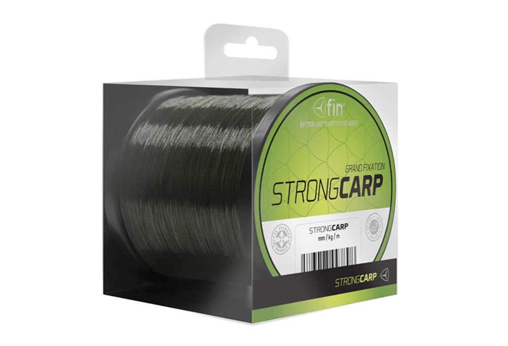 Fin Vlasec Strong Carp Tmavě olivový - 0,28mm 14,3lbs 300m