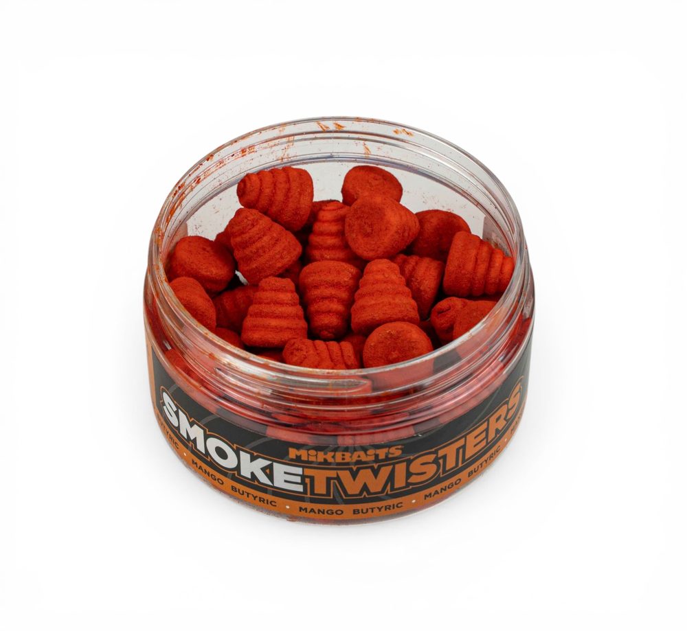 Mikbaits Boilies Smoke Twisters 12mm 100ml - Mango Butyric
