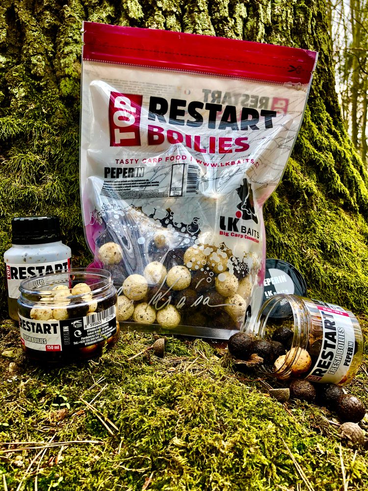 LK Baits Boilies Top ReStart Peperin - 20mm 1kg