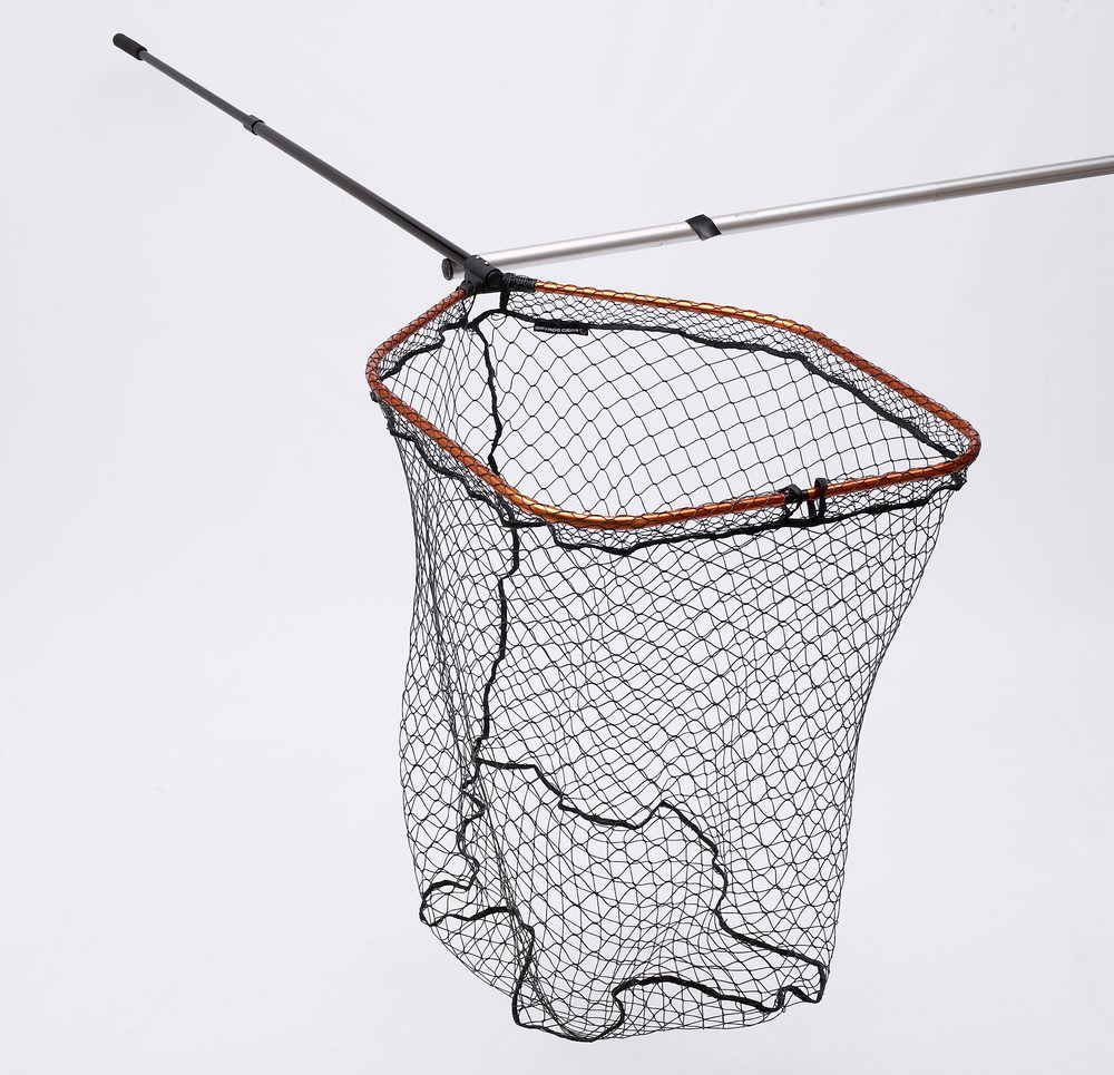 Fotografie Savage Gear Podběrák Pro Tele Folding Net Rubber X-Large Mesh L Savage Gear