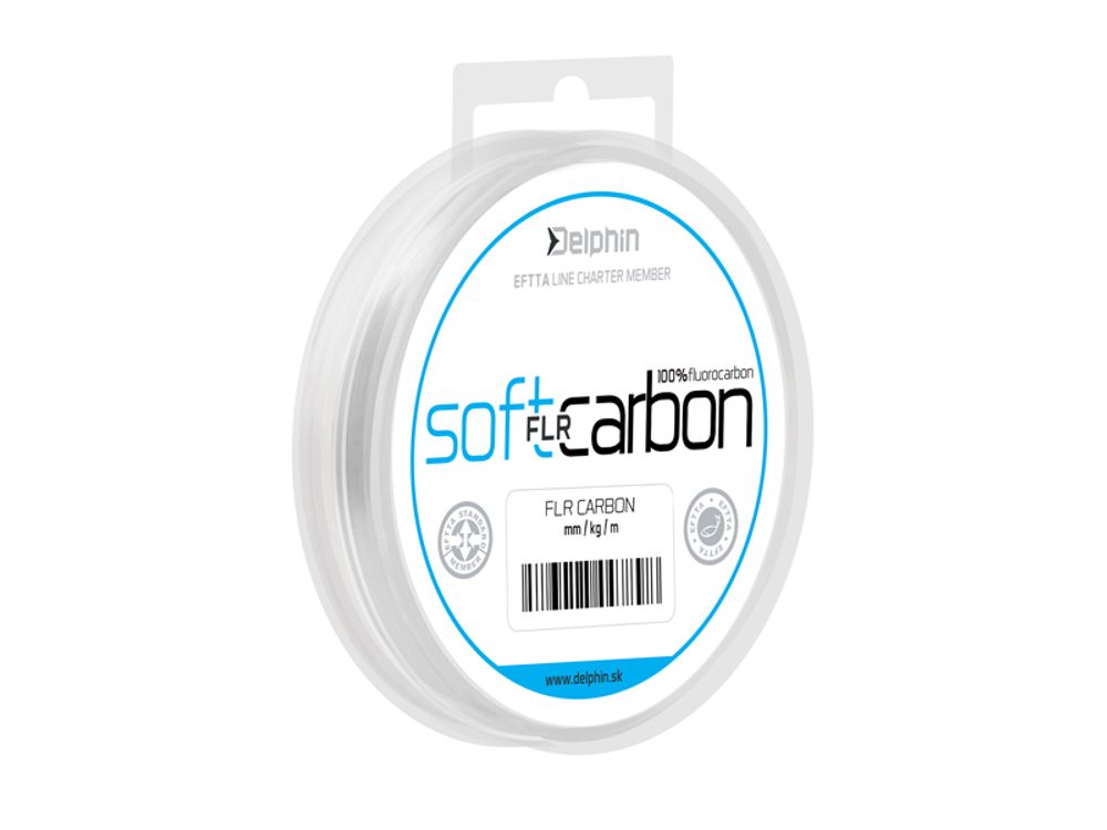 Delphin Fluorocarbon Soft Flr Carbon 100% - 0,405mm 10,1kg 20m