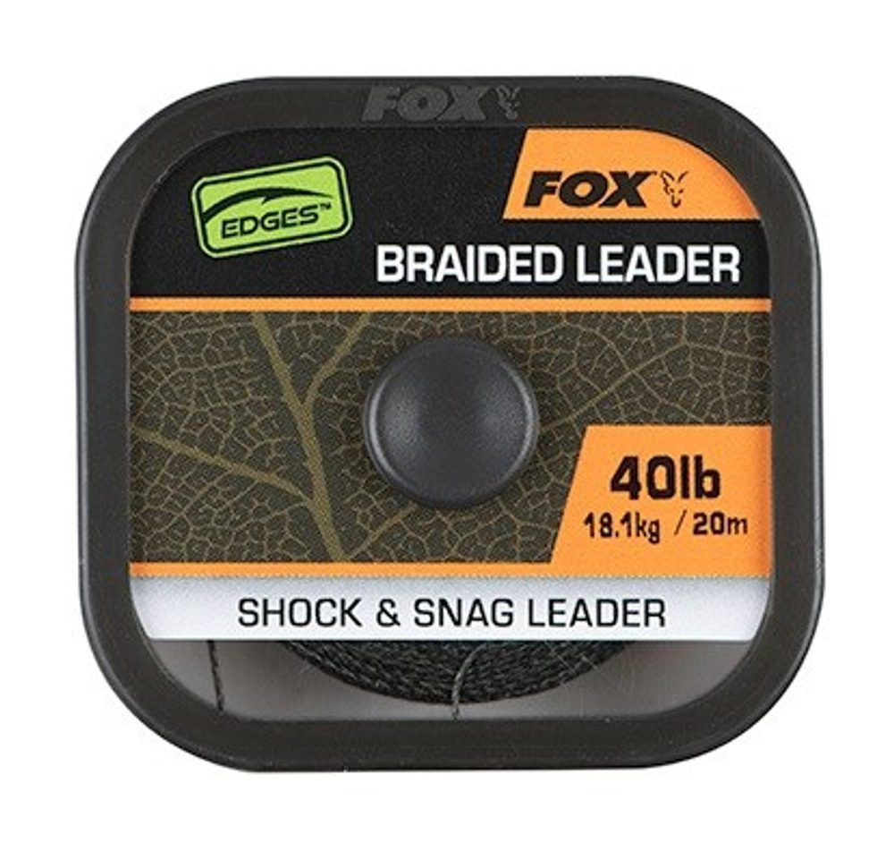 E-shop Fox Návazcová Šňůrka Naturals Braided Leader 20 m - 40lb,Fox Návazcová Šňůrka Naturals Braided Leader 20 m - 40lb
