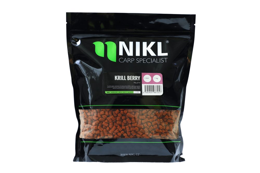 Karel Nikl  Pelety KrillBerry - 18mm s dírkou 1kg