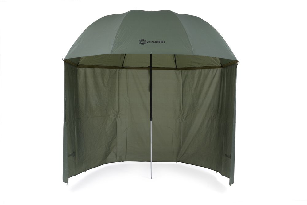 Mivardi Deštník green PVC s bočnicemi 250,Mivardi Deštník green PVC s bočnicemi 250