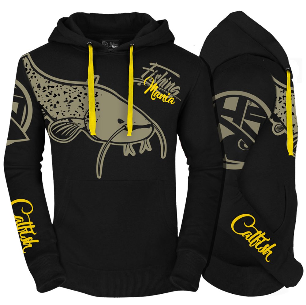 E-shop Hotspot Design Rybářská Mikina Fishing Mania Catfishing - XL,Hotspot Design Rybářská Mikina Fishing Mania Catfishing - XL
