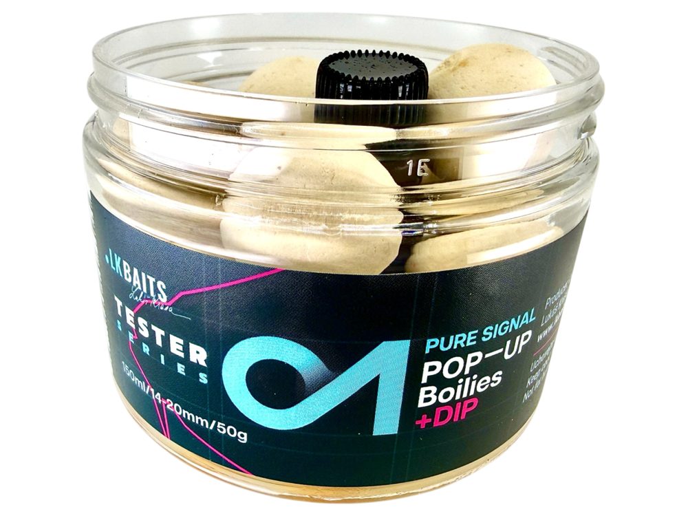 E-shop LK Baits Pop-up Boilies Tester Series_01 Pure Signal White 14-20mm 150ml,LK Baits Pop-up Boilies Tester Series_01 Pure Signal White 14-20mm 150ml