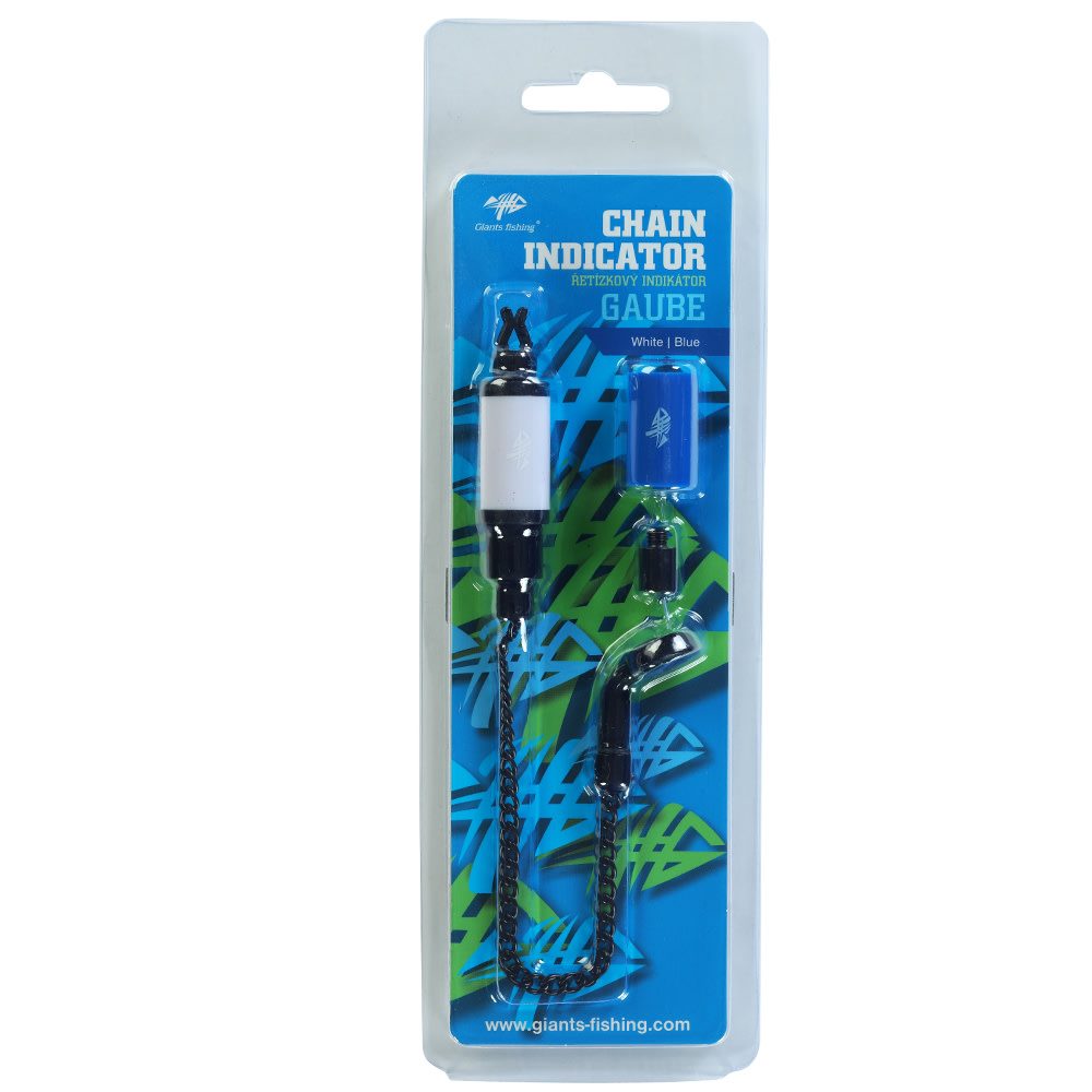 E-shop Giants Fishing Řetízkový indikátor Chain Indicator Gaube - White/Blue,Giants Fishing Řetízkový indikátor Chain Indicator Gaube - White/Blue