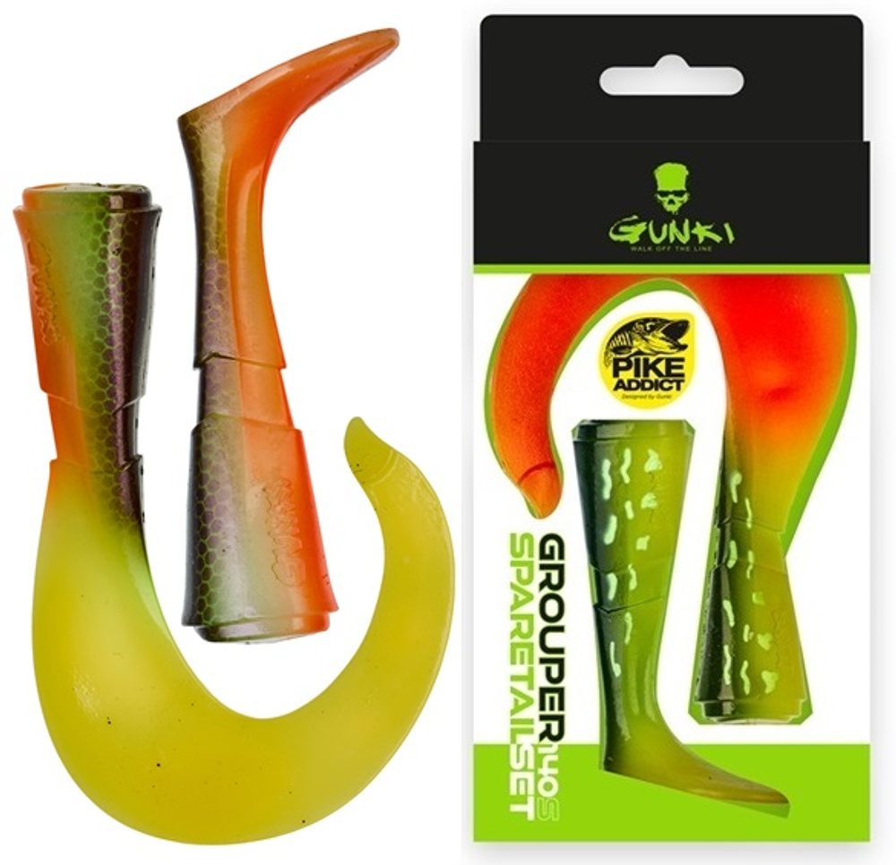 E-shop Gunki Náhradní ocásky Grouper 14cm S - Sun Perch,Gunki Náhradní ocásky Grouper 14cm S - Sun Perch
