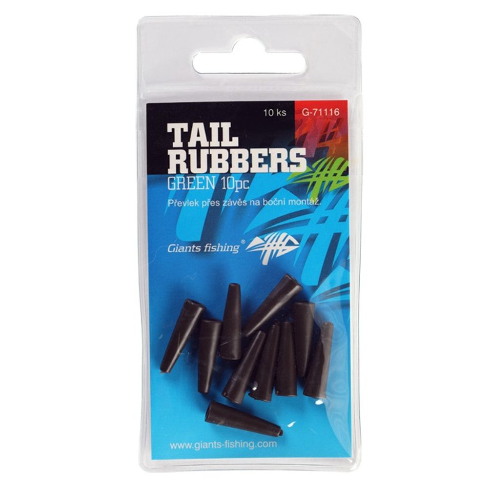 E-shop Giants Fishing Převlek na závěsku Tail Rubbers Green 20mm 10ks,Giants Fishing Převlek na závěsku Tail Rubbers Green 20mm 10ks
