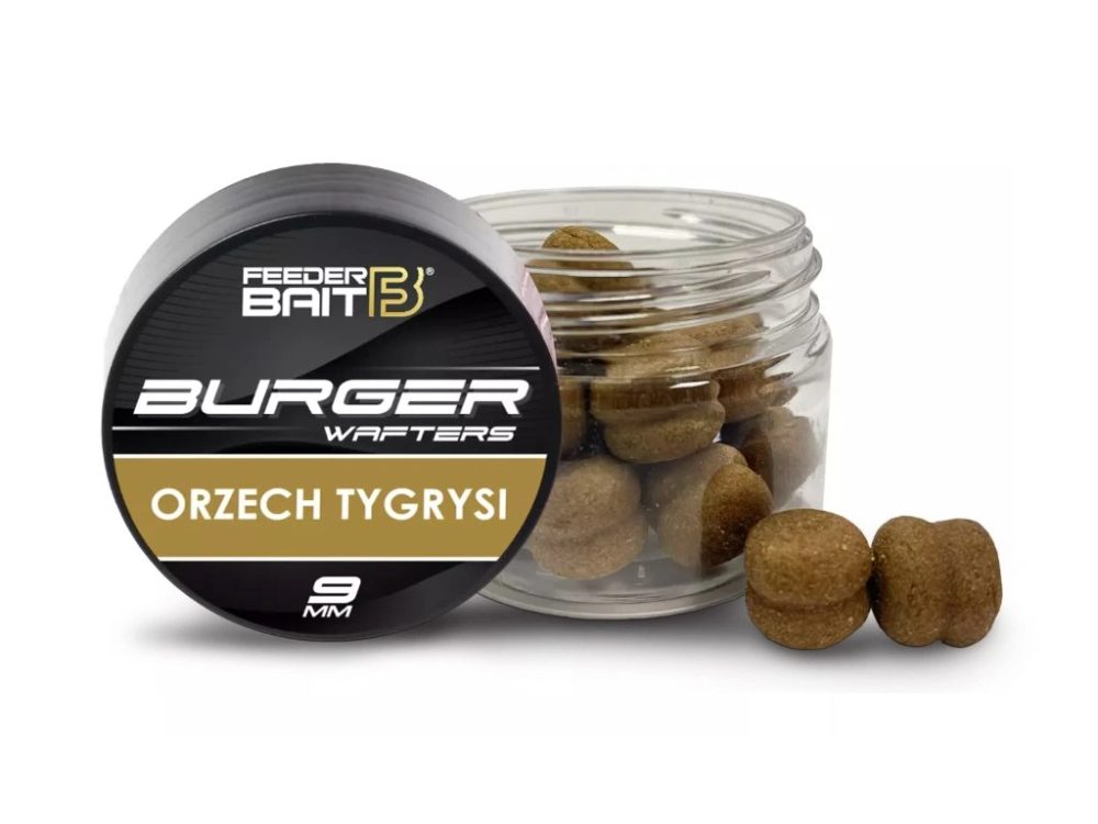 E-shop FeederBait Burger Wafters 9mm 25ml - Tygří ořech,FeederBait Burger Wafters 9mm 25ml - Tygří ořech