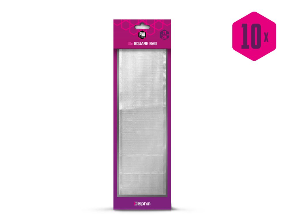 E-shop Delphin PVA hranatý sáček n'tastic 10ks - 120x60mm,Delphin PVA hranatý sáček n'tastic 10ks - 120x60mm