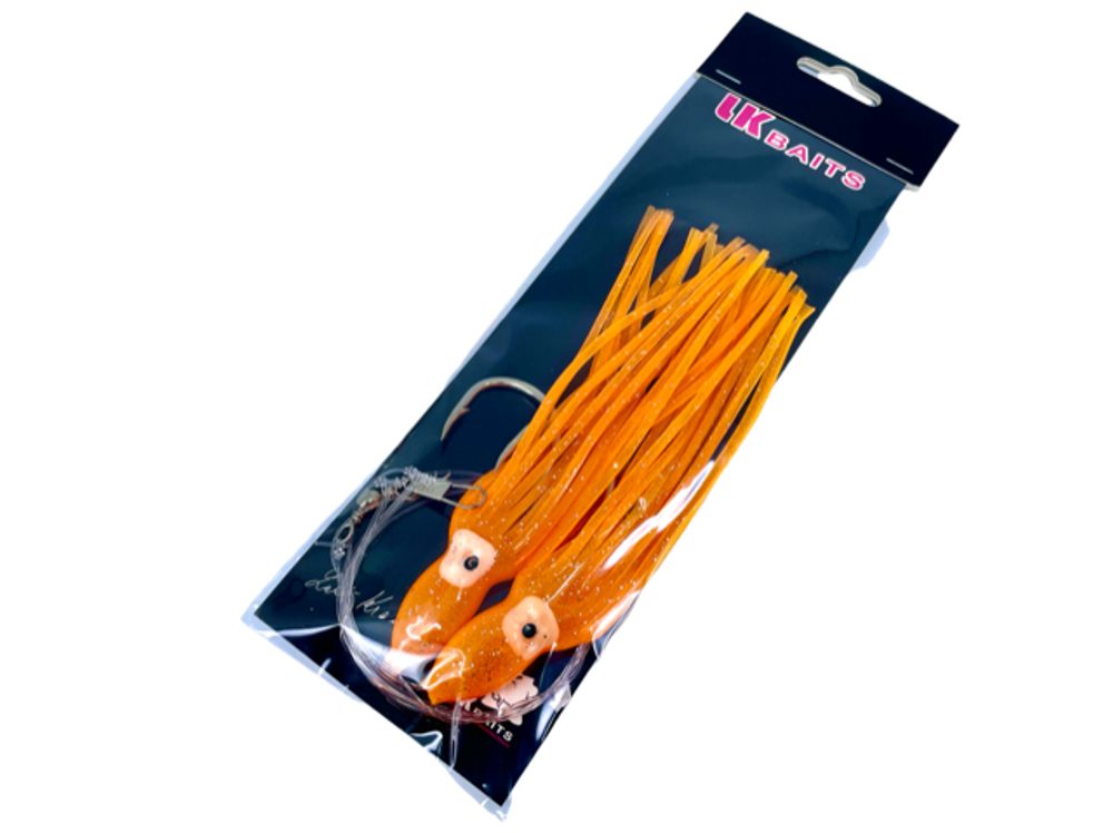 LK Baits Návazec Chobotnice Orange/Oranžový - 8/0 12cm