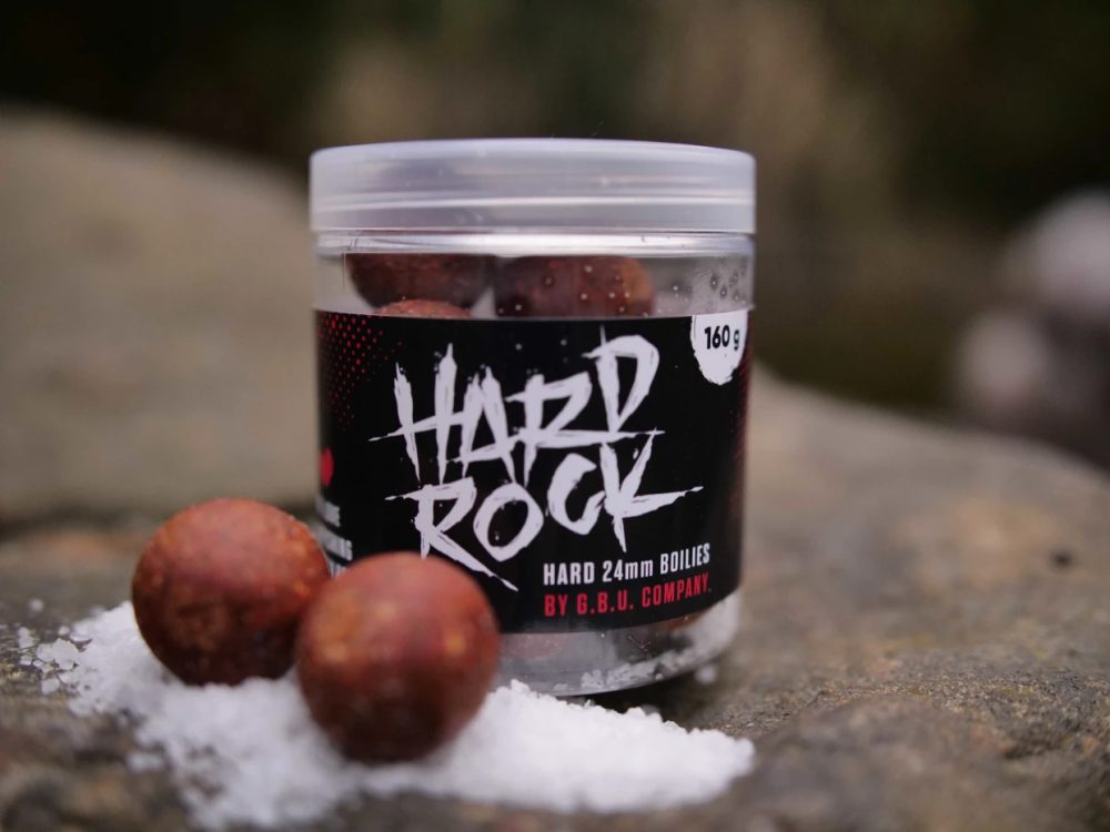 E-shop G.B.U. Tvrzené boilies v mořské soli Hard Rock 24mm 160g - SQUID 77,G.B.U. Tvrzené boilies v mořské soli Hard Rock 24mm 160g - SQUID 77