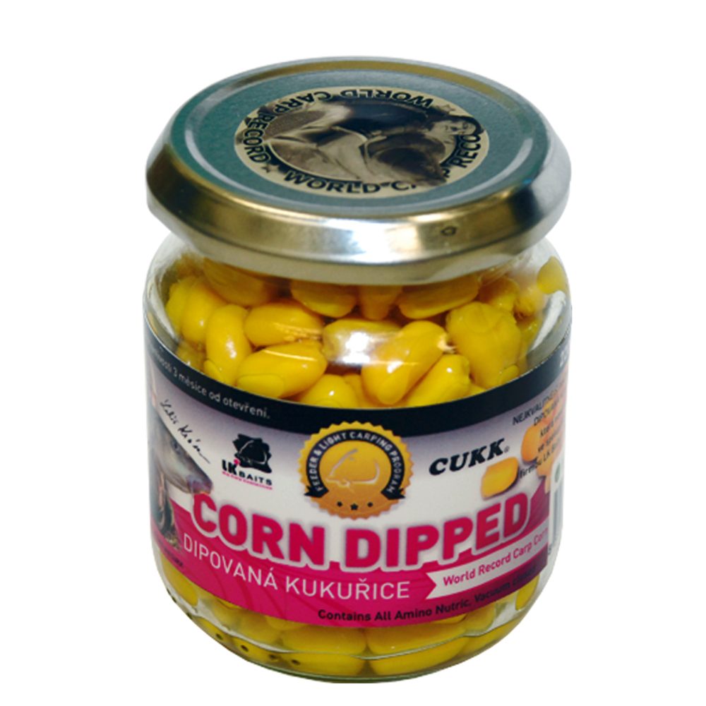 E-shop LK Baits Dipovaná kukuřice 220ml - World Record Carp Corn,LK Baits Dipovaná kukuřice 220ml - World Record Carp Corn