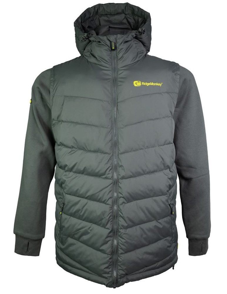 RidgeMonkey rybářská bunda APEarel ThermaPro Hybrid Coat Green - XXXL