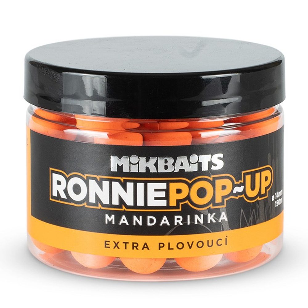 Fotografie Mikbaits Ronnie pop-up 150ml - Mandarinka 16mm