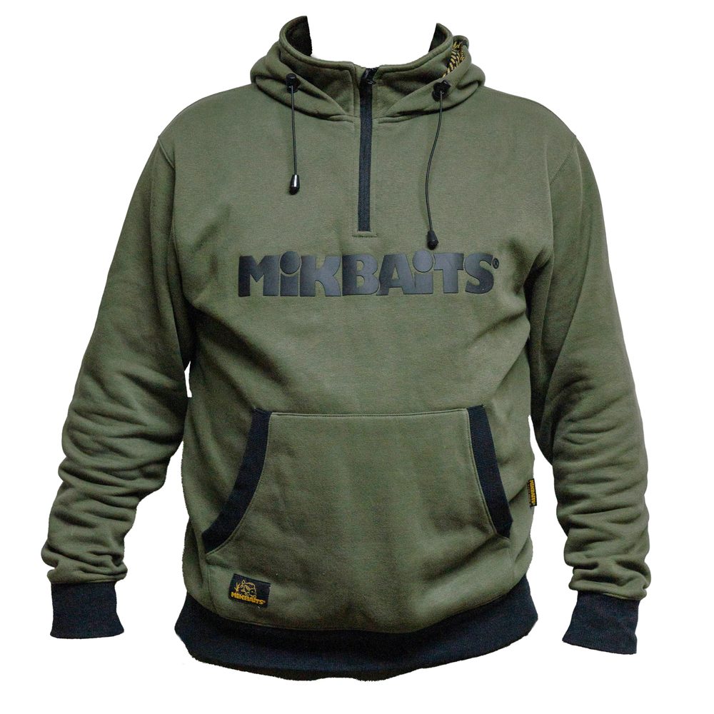E-shop Mikbaits Rybářská Mikina Green Line Zelená - XL,Mikbaits Rybářská Mikina Green Line Zelená - XL