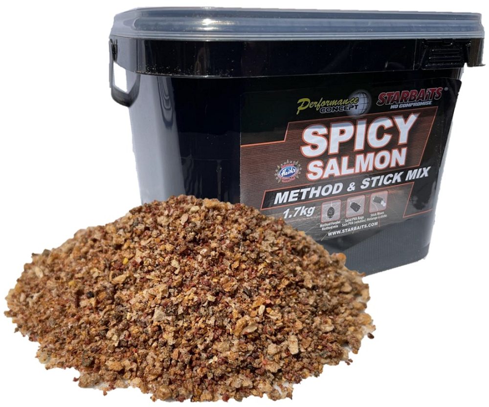 E-shop Starbaits Method & Stick Mix Spicy Salmon 1,7kg,Starbaits Method & Stick Mix Spicy Salmon 1,7kg