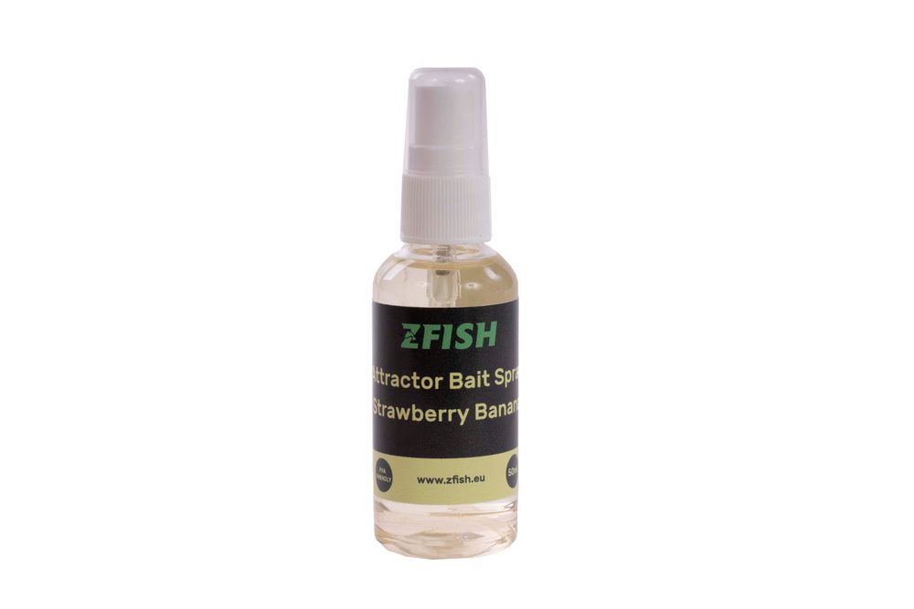 Fotografie Zfish Posilovač ve spreji Attractor Bait Spray 50ml - Strawberry Banana