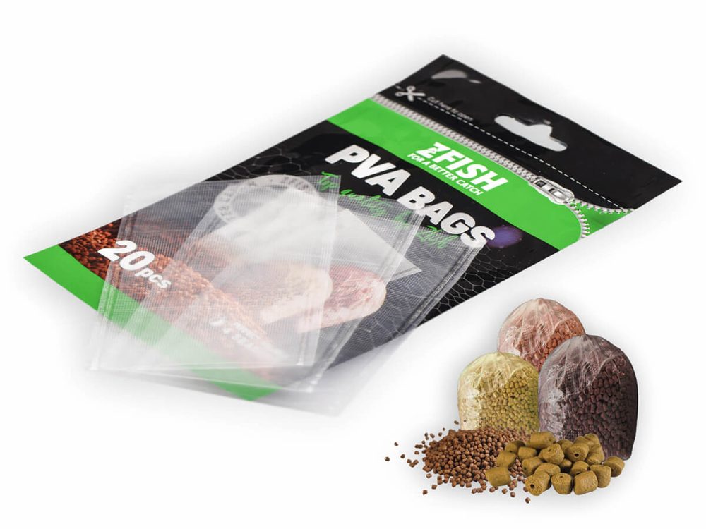 E-shop Zfish PVA Sáčky PVA Bags 20ks - L - 100x130mm,Zfish PVA Sáčky PVA Bags 20ks - L - 100x130mm
